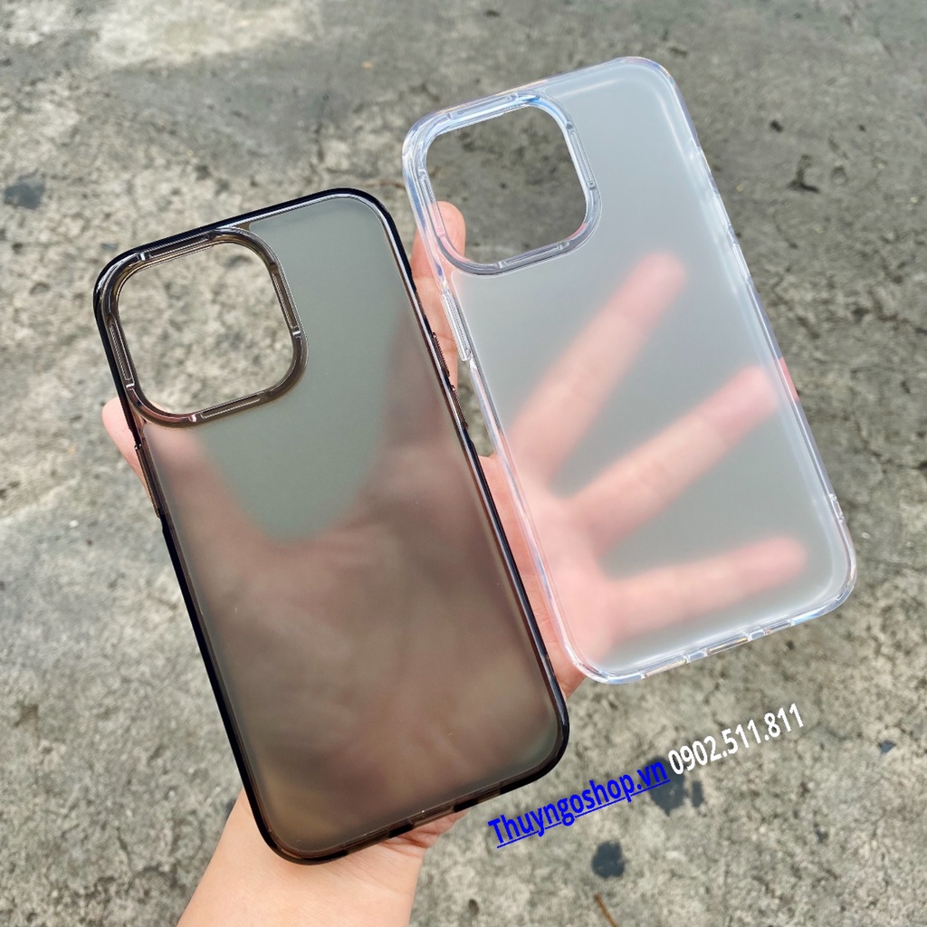 Ốp lưng mờ chống vân tay iphone 13 Pro Max - ip 13 Pro - ip 13 - ip 13 mini - ip 12 Pro Max - ip 12 Pro - ip12