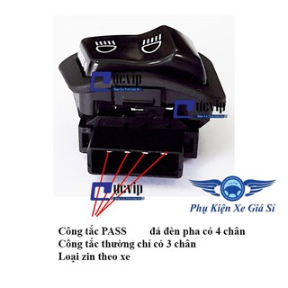 (Sản Phẩm Sử Dụng Cho Wave,Future,Winner,Lead,SH Mode,PCX,Vision) - Công tắc Pass, Đá đèn pha Tặng Jack Cắm