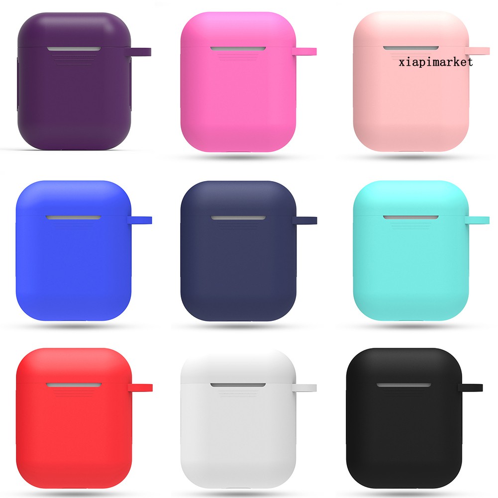 Ốp bảo vệ hộp sạc tai nghe airpods 1/2 bằng silicon mềm chống trầy hình chú chim xinh xắn