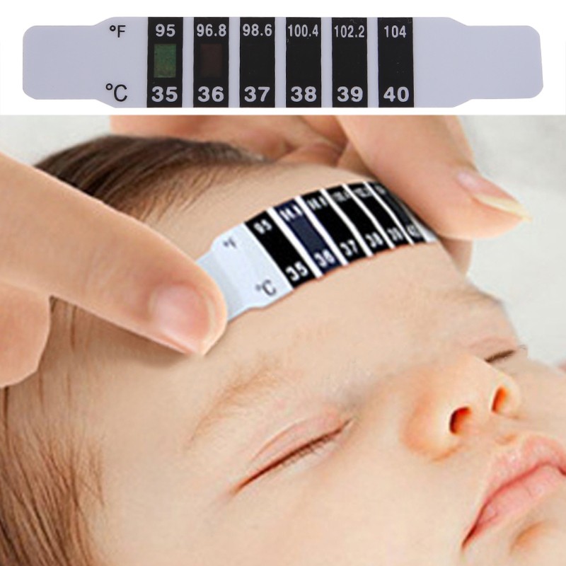 Bộ 10 miếng nhiệt kế đo trán dành cho trẻ em