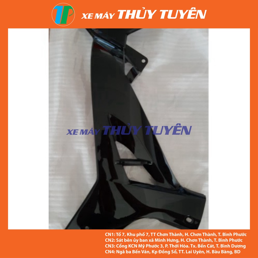 Ốp Thân - bửng trong đen bóng Sirius chính hãng yamaha Dàn áo si