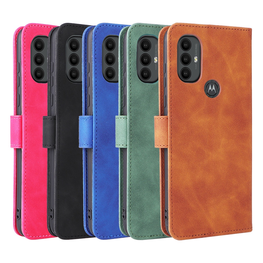 Bao Da Điện Thoại PU Nắp Gập Tích Hợp Giá Đỡ Sang Trọng Dành Cho Motorola Moto G Power Play 2022 E7 G9 Power Moto G Pure 2022