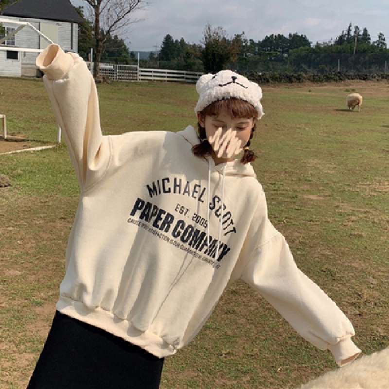 Áo Hoodie Form Rộng In Họa Tiết Thời Trang Xu Hướng Mới