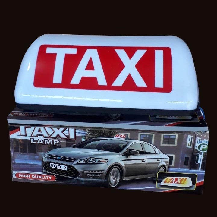 Đèn mào taxi đế nam châm, sạc lưu điện, led sáng bền đẹp