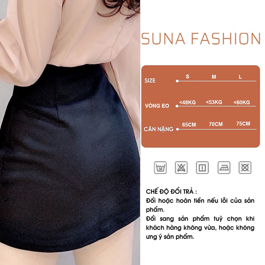 Chân váy chữ a công sở cạp cao, Chân váy công sở chữ a lưng cao SUNA FASHION | BigBuy360 - bigbuy360.vn