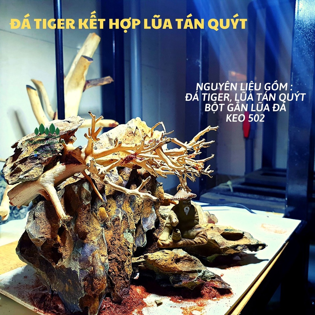 Đá TIGER Hàng Đẹp Setup Hồ Cá Thuỷ Sinh - Trang Trí Bể Cá