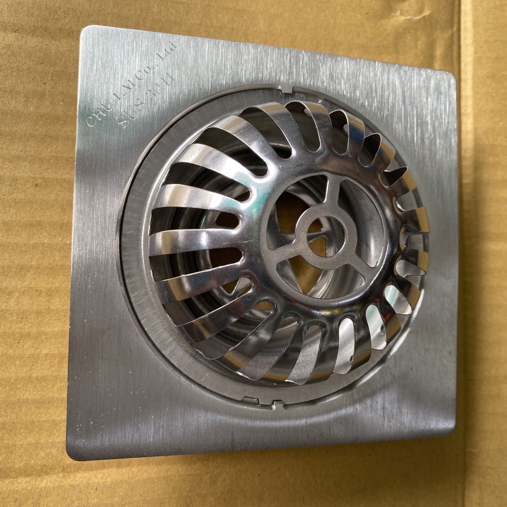 Cầu thoát nước sân thượng ban công inox 304 100% loại tốt hàng đẹp dày 1.5 ly