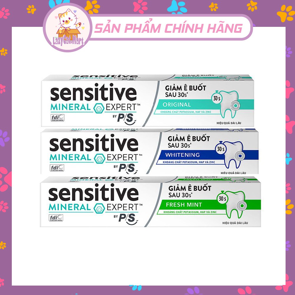 Kem Đánh Răng P/S Sensitive Whitening / Freshmint / Original Giảm Ê Buốt 100g