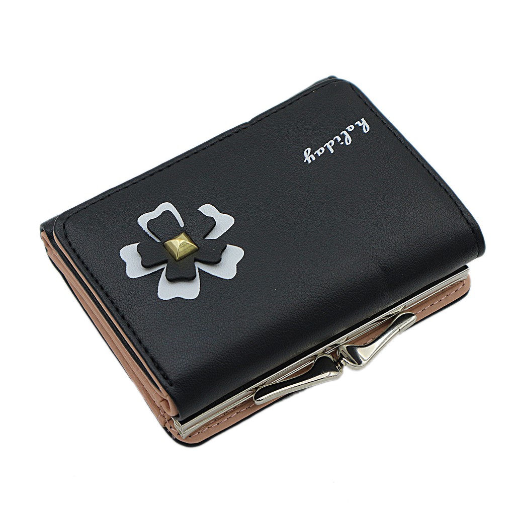 Ví nữ mini nhỏ gọn nhiều ngăn bóp tiền nữ thời trang thanh lịch HABALADY V2005