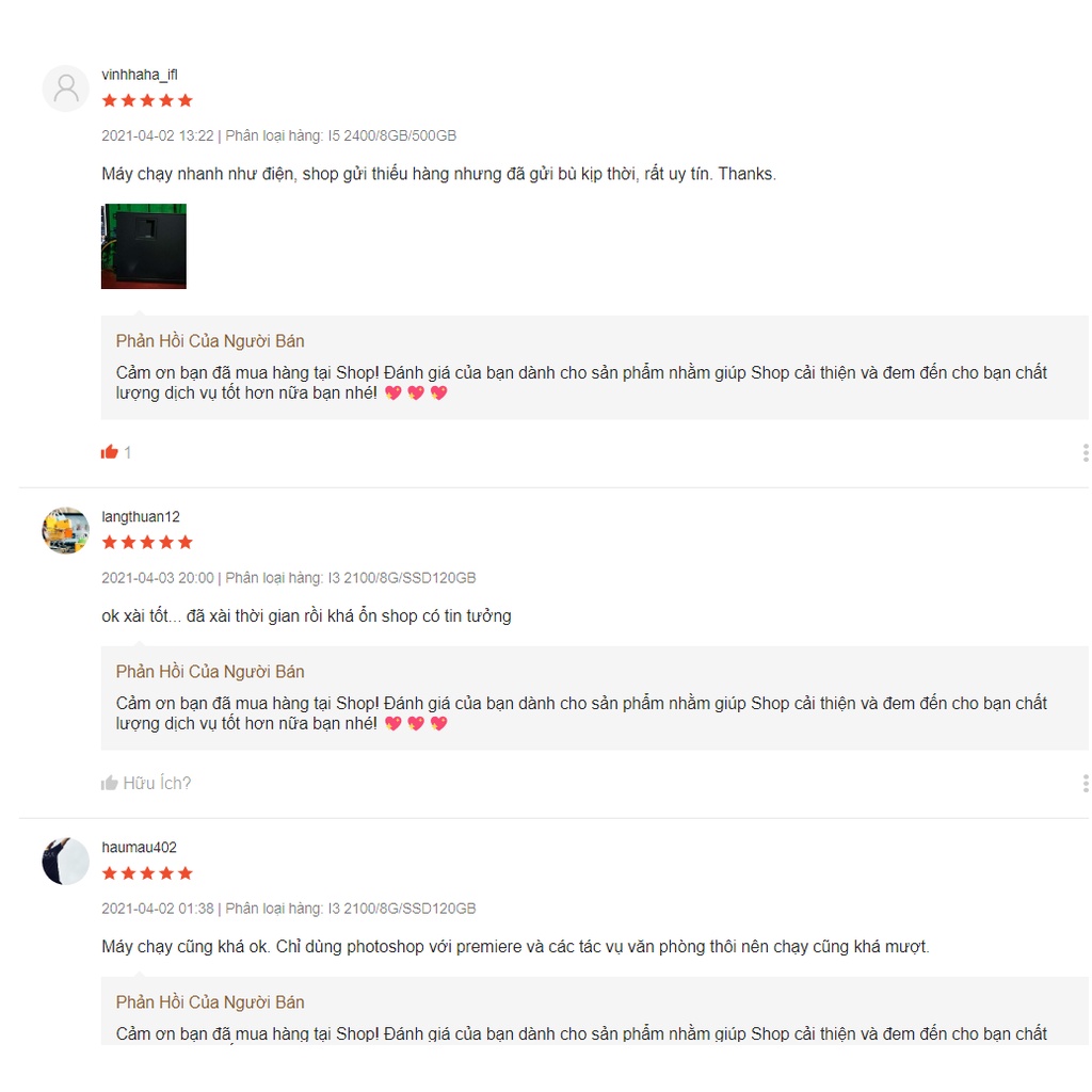 Máy Tính Đồng Bộ ThanhBinhPC Dell Optiplex 390/790/990 - BẢO HÀNH 12 THÁNG 1 ĐỔI 1 - PC Đồng Bộ Dell