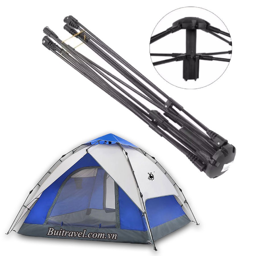 Khung lều du lịch tự bung Gazelle Outdoors GL1211- Khung lều thay thế- Bụi Travel