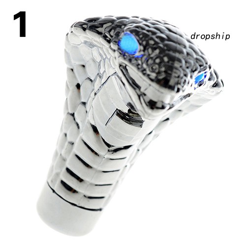 Tay nắm cần số xe ô tô có đèn LED hình đầu rắn