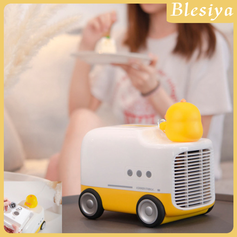 [BLESIYA]3-in-1 Portable Air Conditioner Fan with 3 Wind Speeds with 350ml Water Tank USB Powered with LED Night Light for Room Indoor