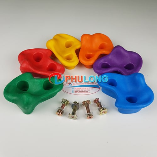 Mấu leo núi bằng nhựa, núm leo núi gắn tường 2 lỗ PL0810A
