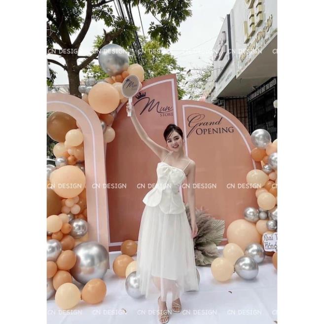 ✔ 𝗙𝗥𝗘𝗘 𝗦𝗛𝗜𝗣  SÉT VÁY PHỐI NƠ TRẮNG THỜI TRANG CÁ TÍNH