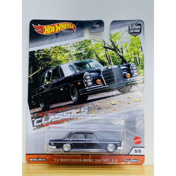 Hobby Store xe mô hình Hot Wheels Premium 72 Mercedes-Benz 280 SEL 4.5