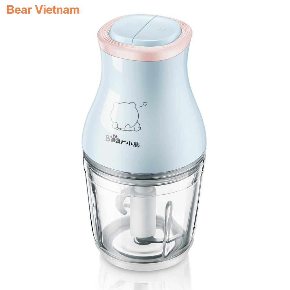 ♣♨ஐMáy xay thức ăn cho bé Bear food stick đa năng gia dụng trộn nước ép thịt mini nhỏ