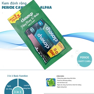 Combo 3 cây kem đánh răng Closeup (mỗi cây 30gr) Date mới 24 tháng
