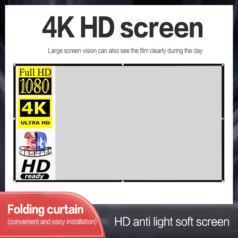 Màn chiếu phản quang dán tường kích thước từ 60in-100In Ngoài ra có khổ tự cắt - Dùng chiếu ngoài trời