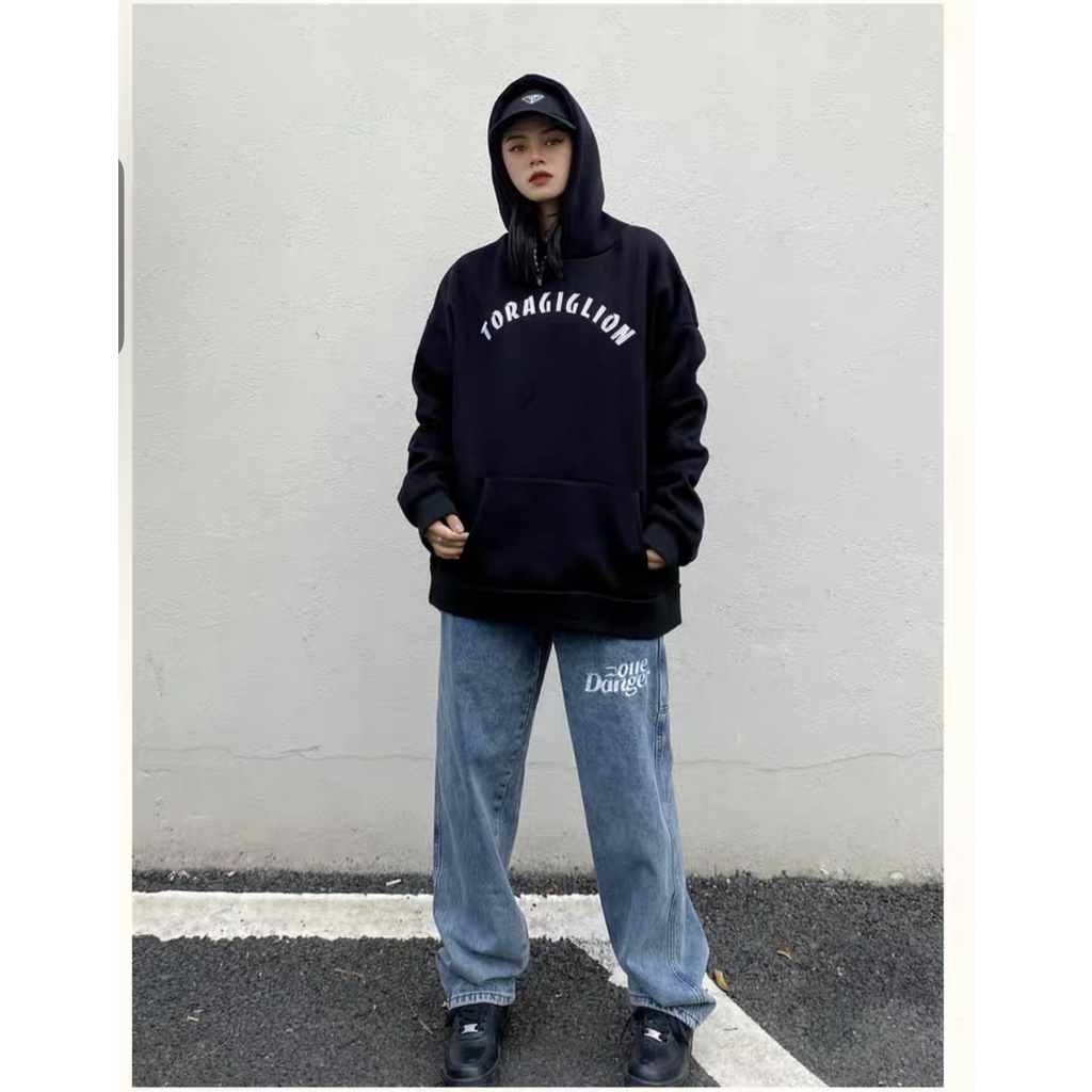 Áo hoodie IN CHỮ TO.RA .Áo chất nỉ cottong dày dặn siêu hót