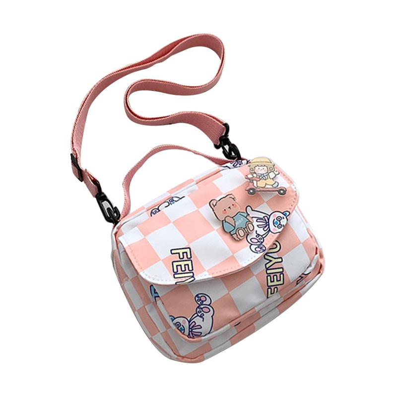 Túi Đeo Chéo Vai Đựng Tiền Xu/Điện Thoại Có Khóa Kéo Đơn Giản