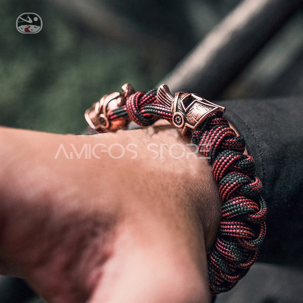 Vòng tay nam handmade paracord 300 Sparta