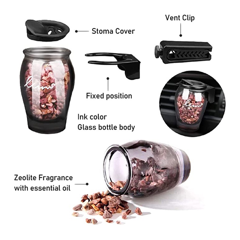 Nước Hoa Ô Tô / Tinh Dầu Thơm Xe Hơi / Nước Hoa Ô Tô Kẹp Cửa Gió / Nước Hoa Ô Tô Cao Cấp / Dụng Cụ Khuếch Tán Nước Hoa Xe Ô Tô / Zeolite