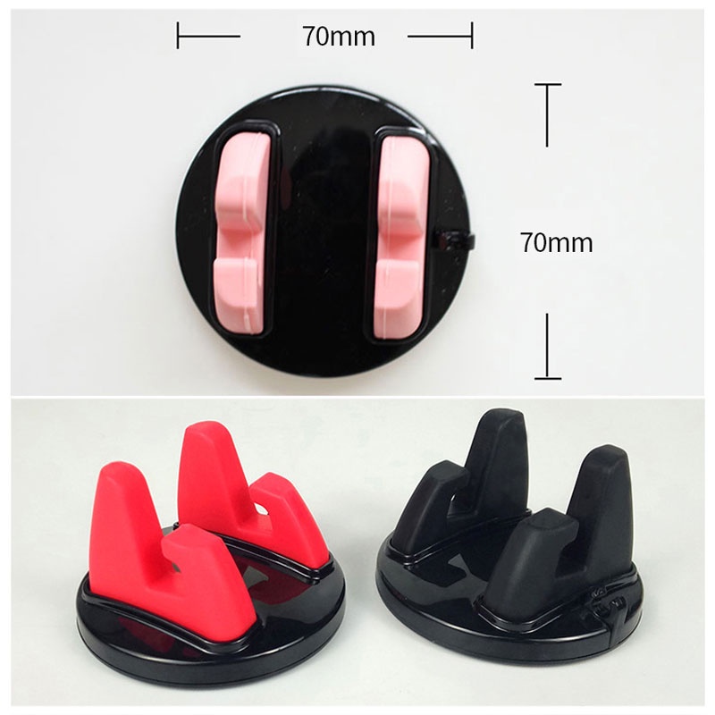 BLALION Giá đỡ điện thoại hỗ trợ GPS gắn trên xe hơi xoay 360 độ bằng silicone chống trượt dành cho Xiaomi Huawei