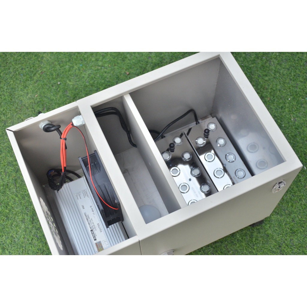 Máy phun sương tạo ẩm Fujitex thùng inox 2 vỉ