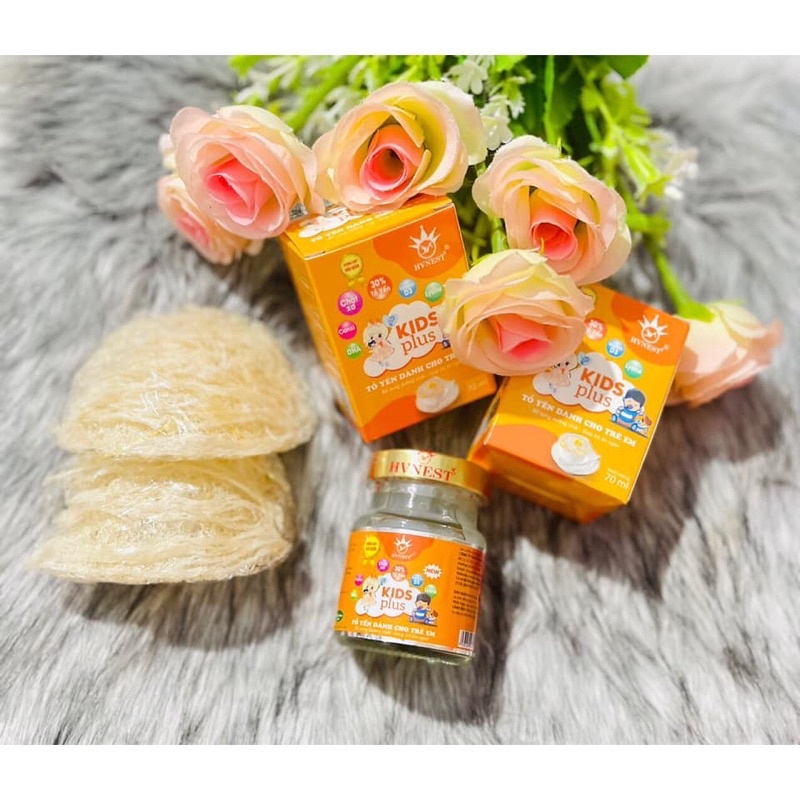 Yến sào hoàng việt kidplus cho bé ăn ngon ngủ ngon lọ 70ml 30% yến
