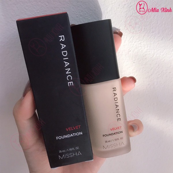 KEM NỀN KIỀM DẦU [MISSHA] Radiance Velvet Foundation SPF30 PA++