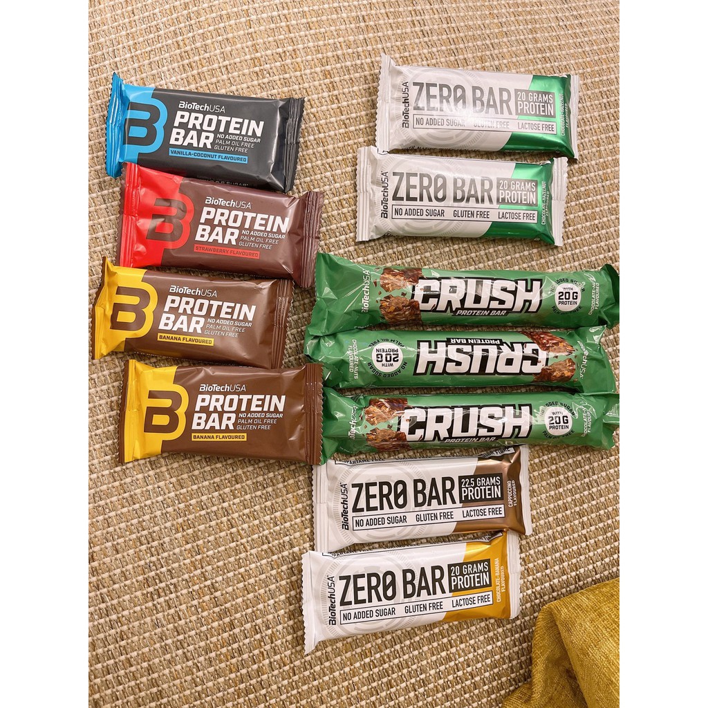 Thanh Bánh Protein Bar BiotechUSA 35g - Có Nhiều Vị