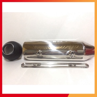 Ốp bô inox cho sh 2017-2019 ( khuyến mại chụp đuôi pô) (Ảnh Sp thật)