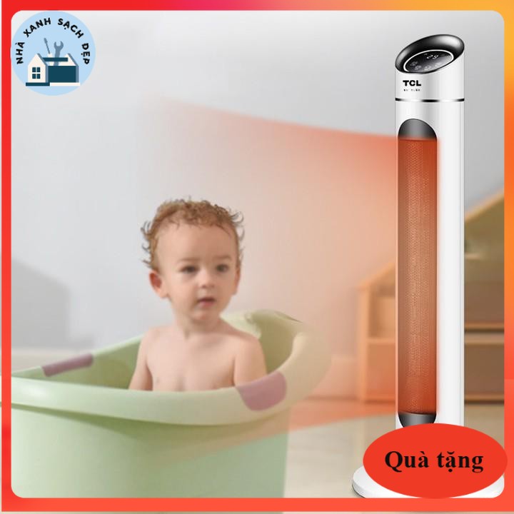 Quạt sưởi TCL có điều khiển, máy sưởi cao cấp tự ngắt khi nhiệt độ cao an toàn cho trẻ nhỏ
