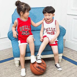 FREESHIP50K-QATE 059 - Quần Áo Bóng Rổ Trẻ Em Chicago Bulls