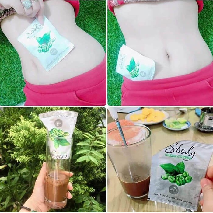 Hàng chính hãng - Trà giảm cân Sbody Green Coffee