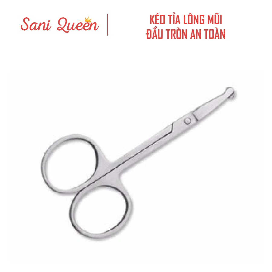 [SẢN PHẨM MỚI] Kéo tỉa lông mũi đầu tròn - An toàn INOX