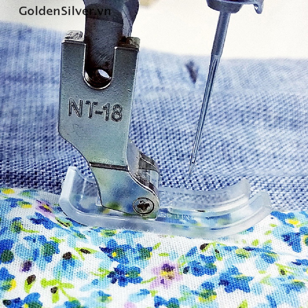 Chân Vịt Nhựa Trong Suốt,Dễ Canh Vải Khi May - Máy 1 Kim Công Nghiệp.