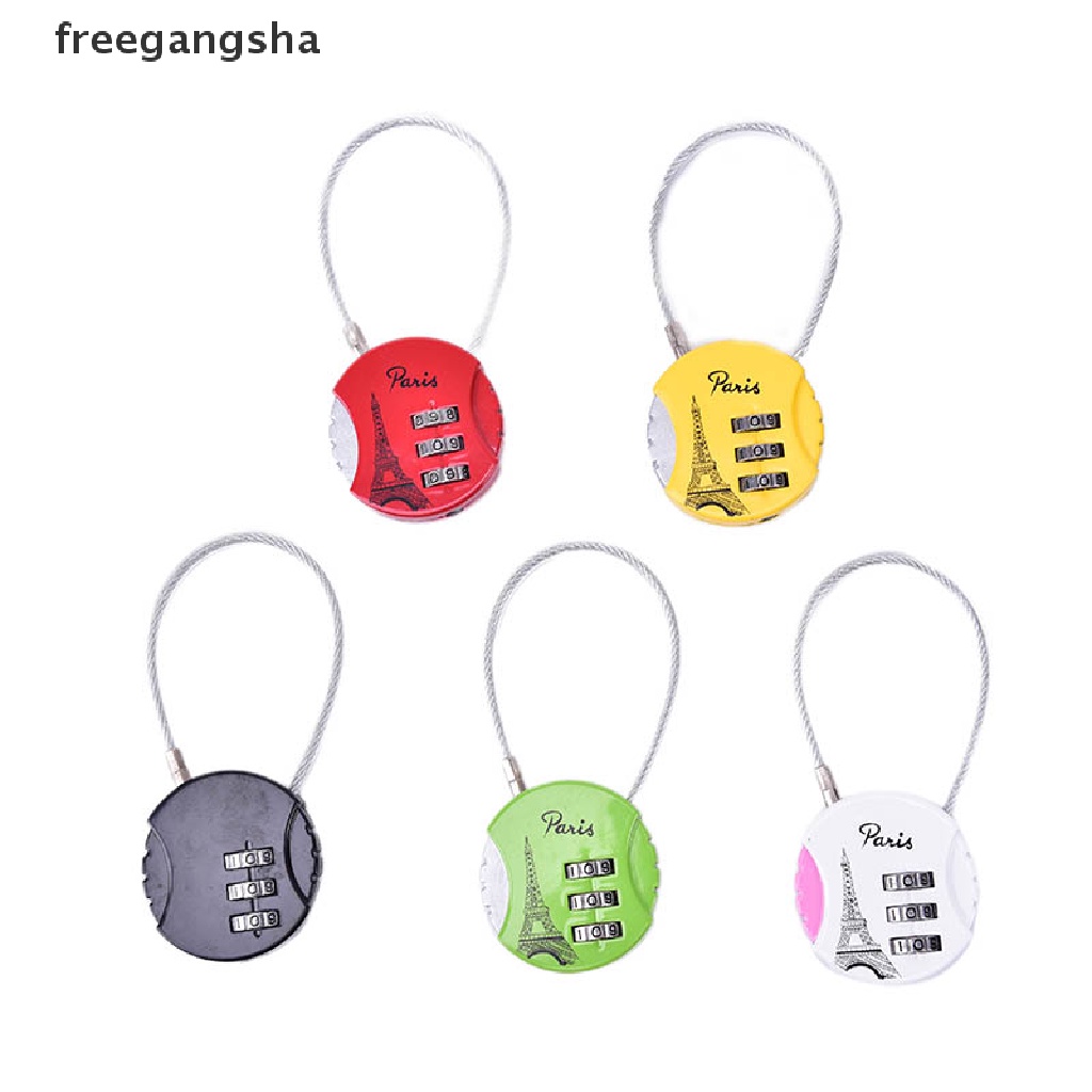 [FREG] 1pc Mini Resettable Combination Travel Luggage Suitcase Code Lock Padlock Locks FDH