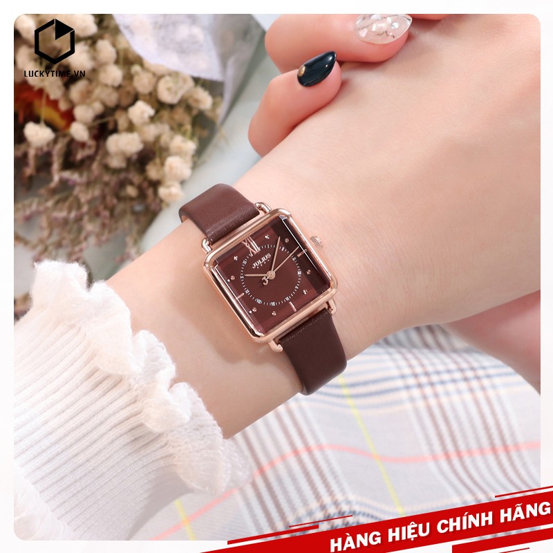 Đồng hồ nữ Julius Hàn Quốc JA-1123 dây da