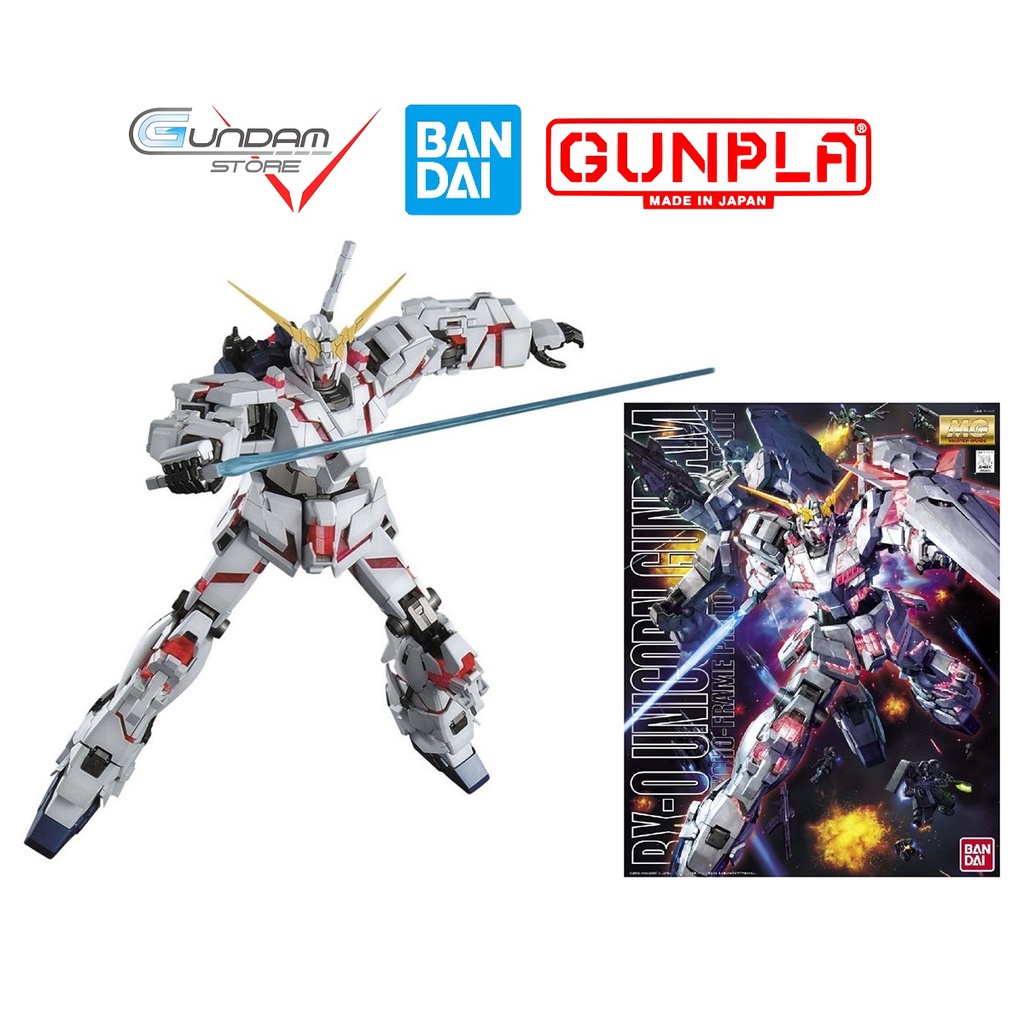 Mô Hình Gundam MG UNICORN OVA HD COLOR UC Bandai 1/100 Đồ Chơi Lắp Ráp Anime Nhật