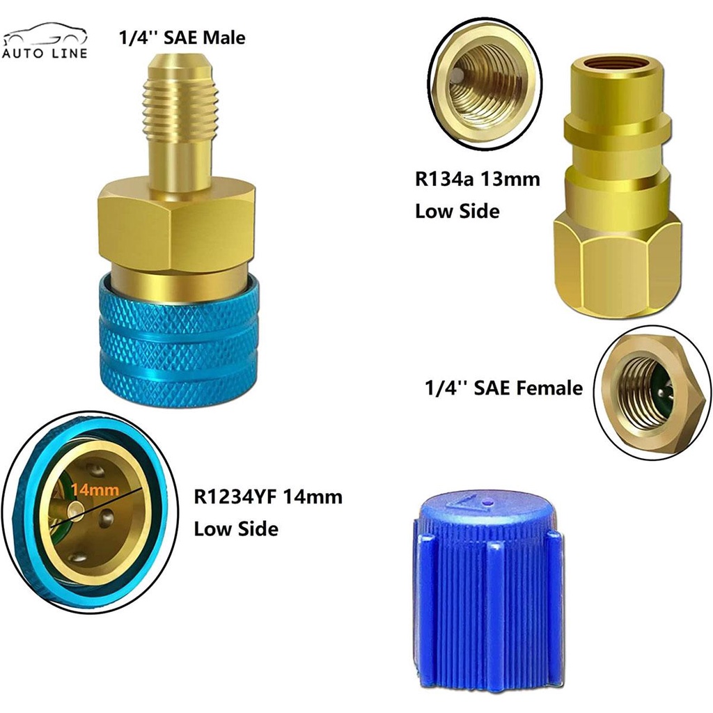 2 Khớp Nối R1234YF Cho Máy Điều Hòa Ô Tô SHOPCYC9395