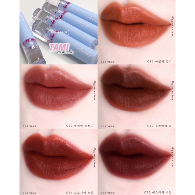 SON KEM LÌ DEARMAY CALIFORNIA CHERRY VELVET TINT | BigBuy360 - bigbuy360.vn