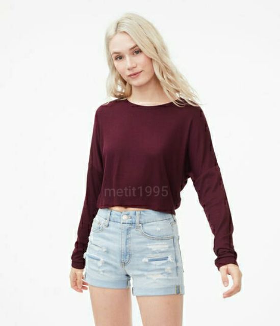 Áo croptop AERO xuất dư xịn vnxk