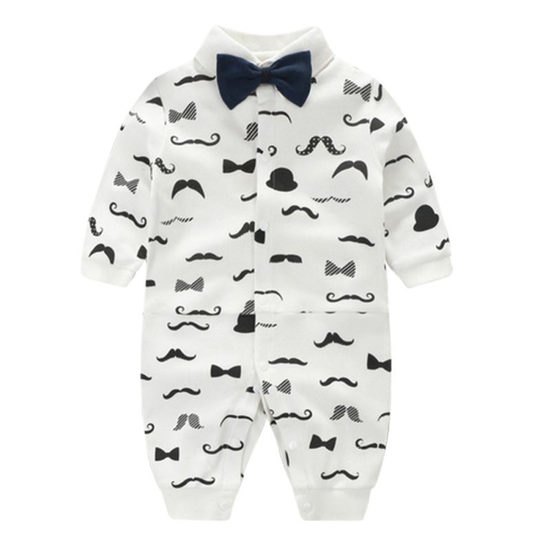 Jumpsuit cotton dài tay cho bé sơ sinh