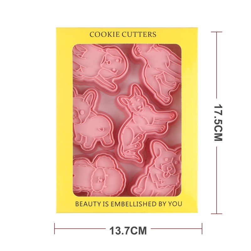 bộ cutter bánh cookies 6 hình