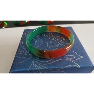 Vòng Mã não xanh pha đỏ