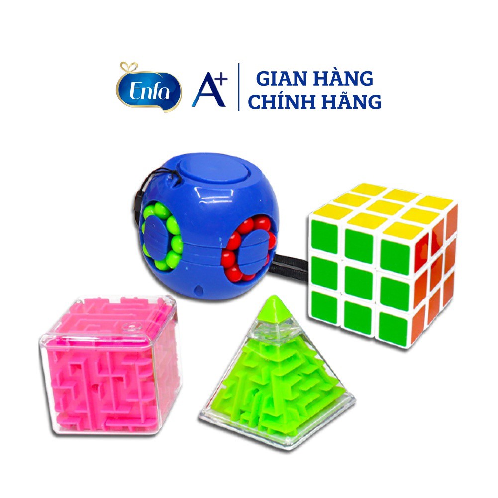 [MKB gift] - Bộ đồ chơi rubik 4 in 1