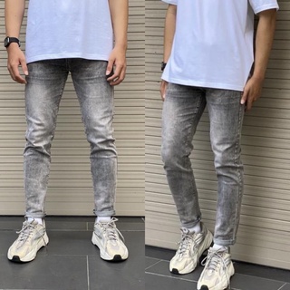 Quần jean nam xám đậm ✅ Quần jean nam màu xám form slimfit