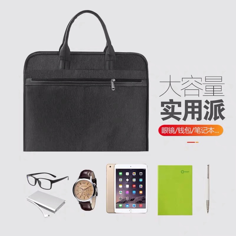 Túi xách vải Canvas đựng tài liệu A4 chống thấm nước in họa tiết thời trang cho nam | BigBuy360 - bigbuy360.vn